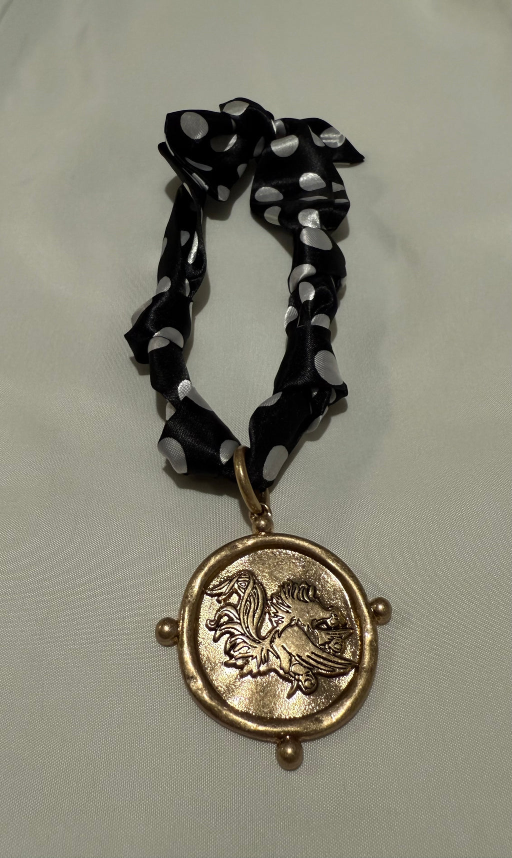 Gamecock Pendant Scarf Necklace