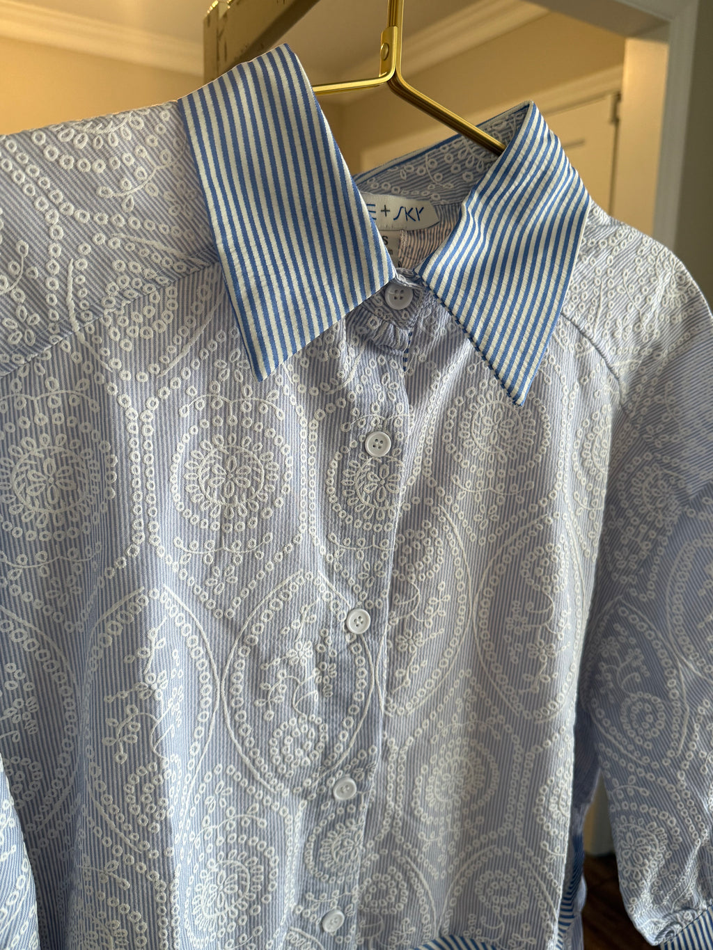 The Blue Harbor Peplum Top