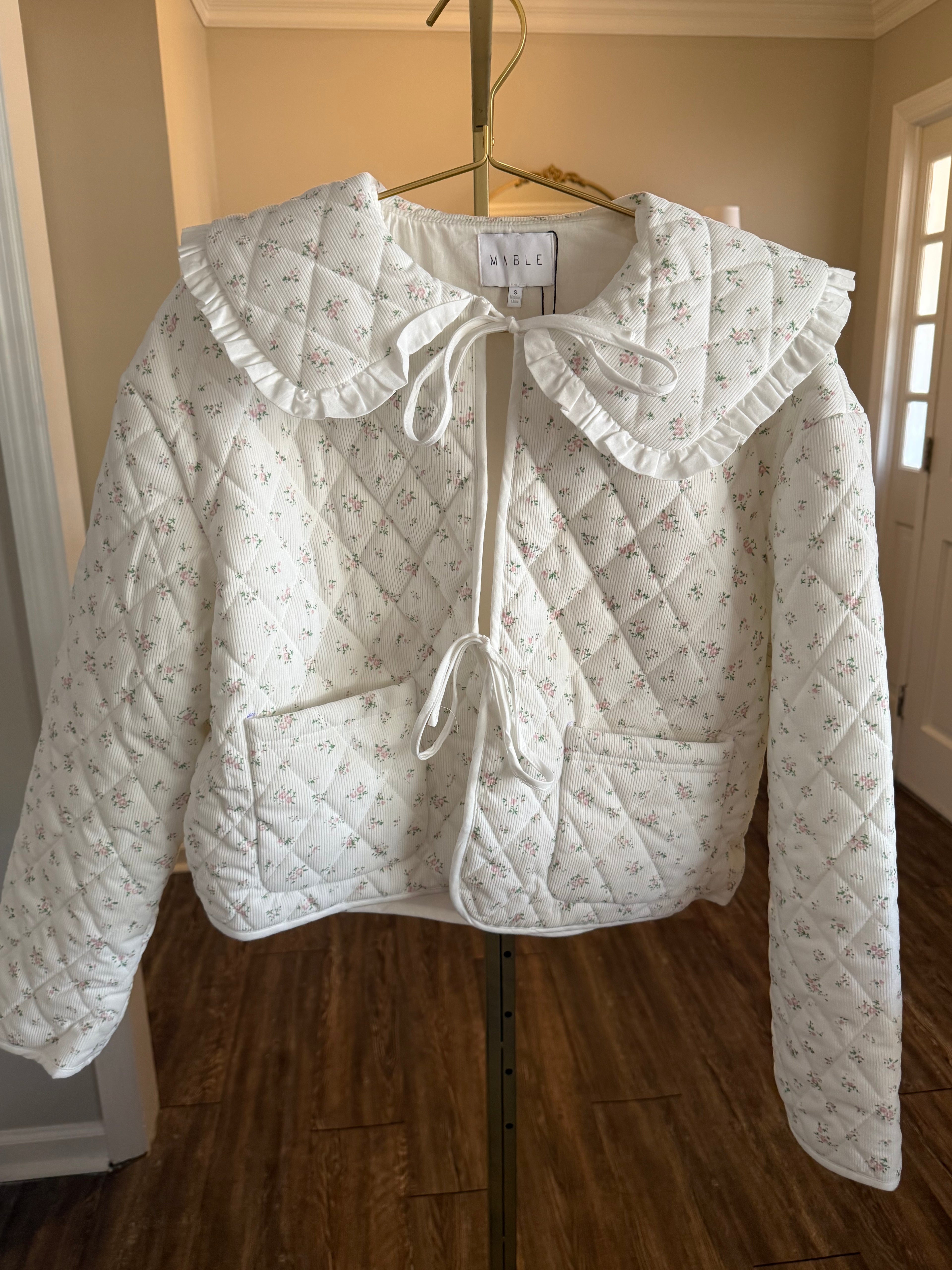 The Lila Floral Quilted Jacket