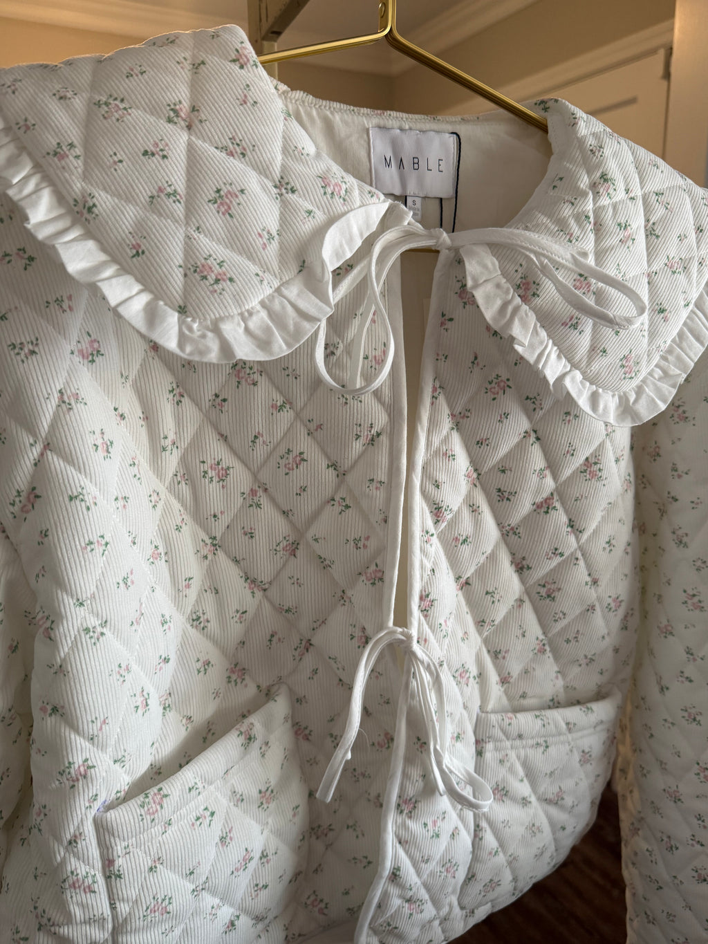 The Lila Floral Quilted Jacket