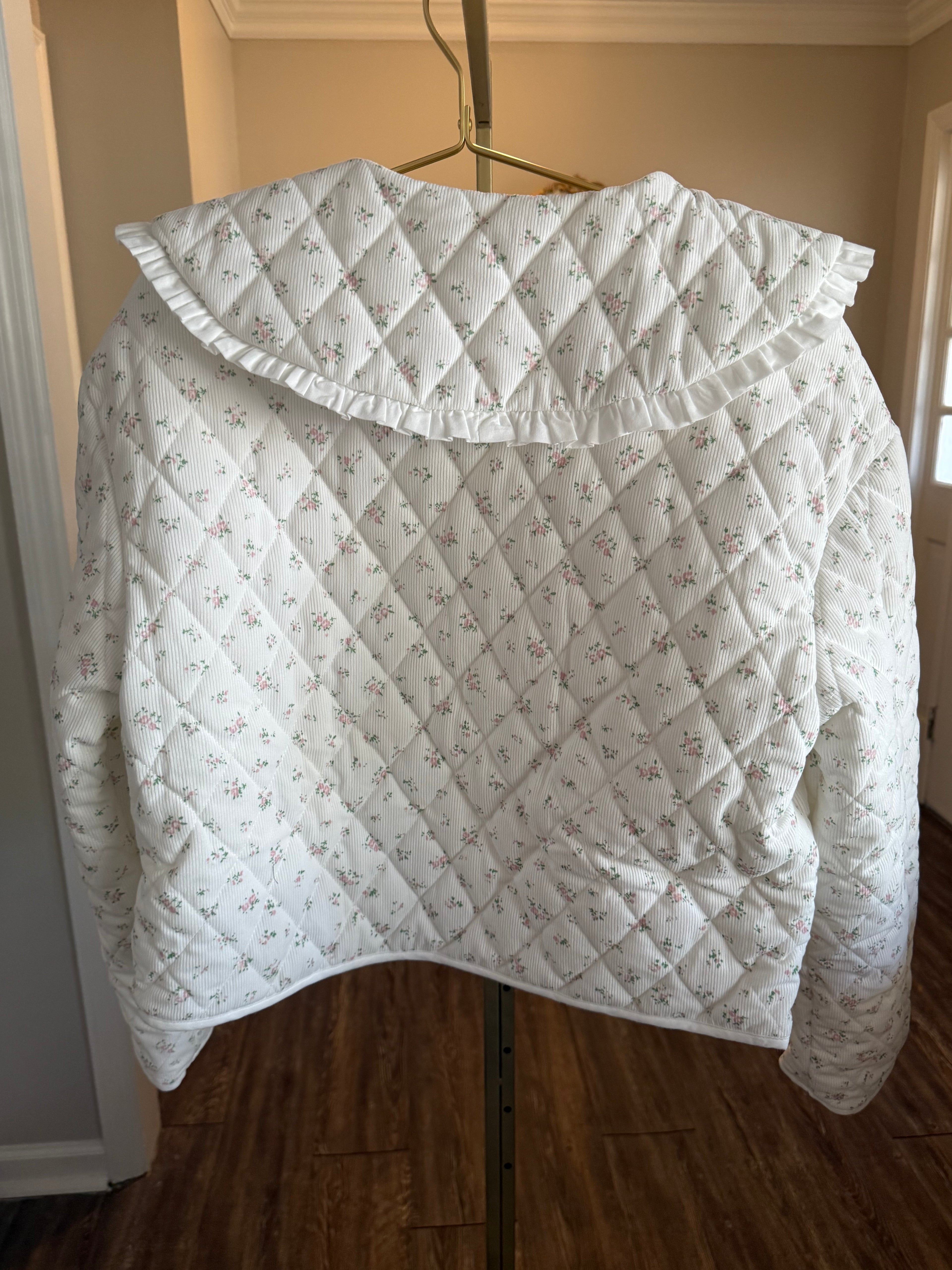 The Lila Floral Quilted Jacket