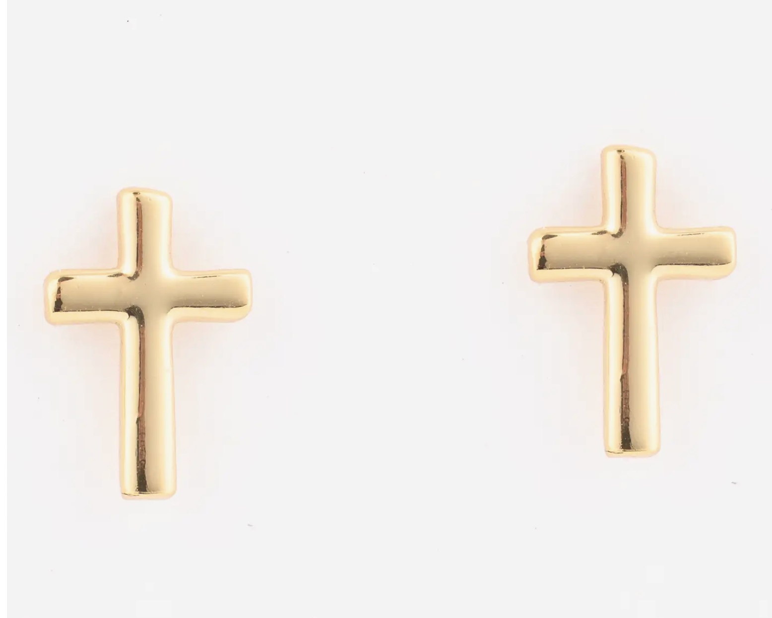 Small Cross Earrings