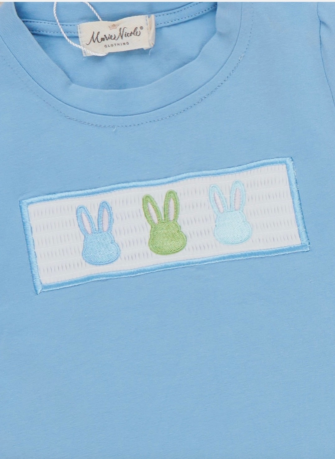 Bunny Gingham Smocked Outfit