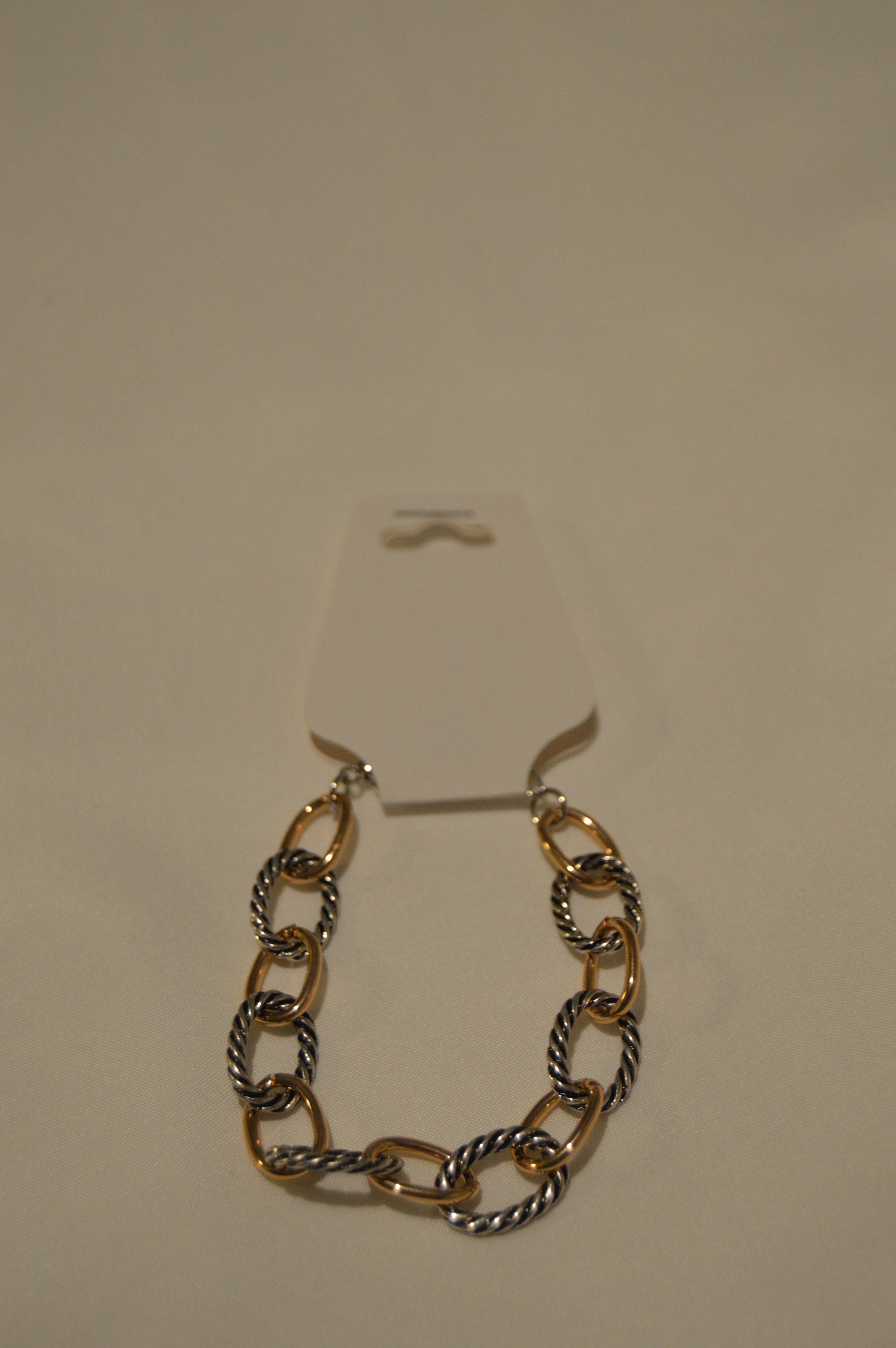 Two-Tone Twist Bracelet