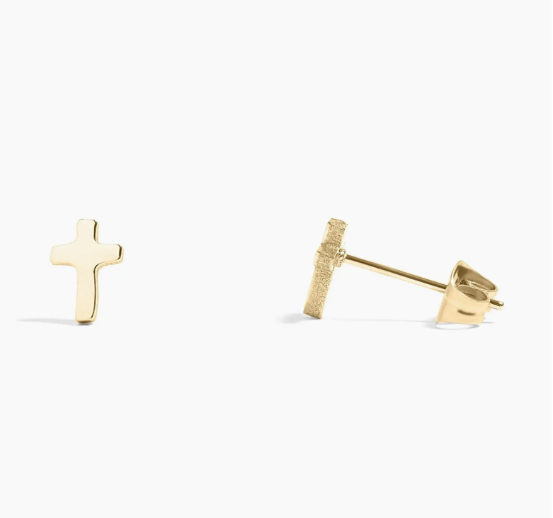 Cross Stud Earrings