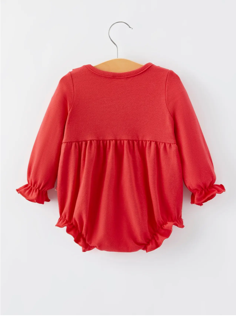 Rudolph Ruffles Girls Romper