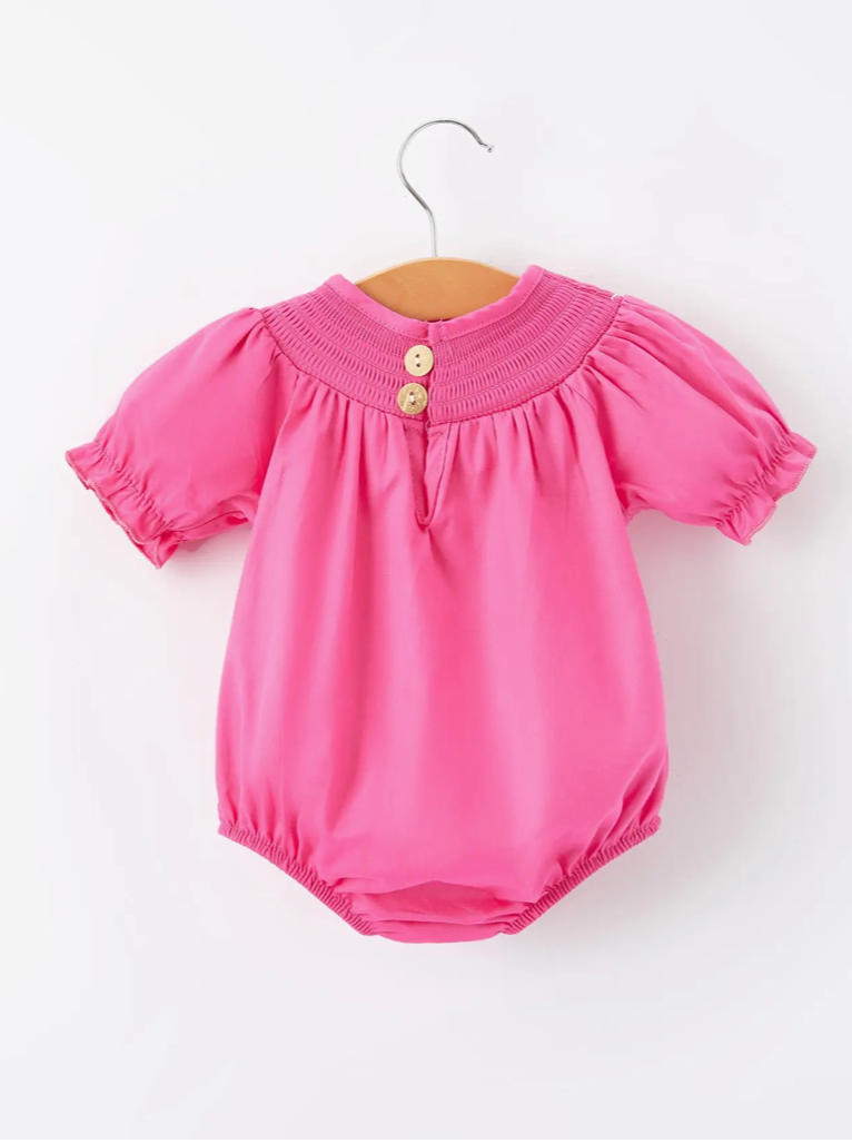 Sweet Bows Smocked Romper