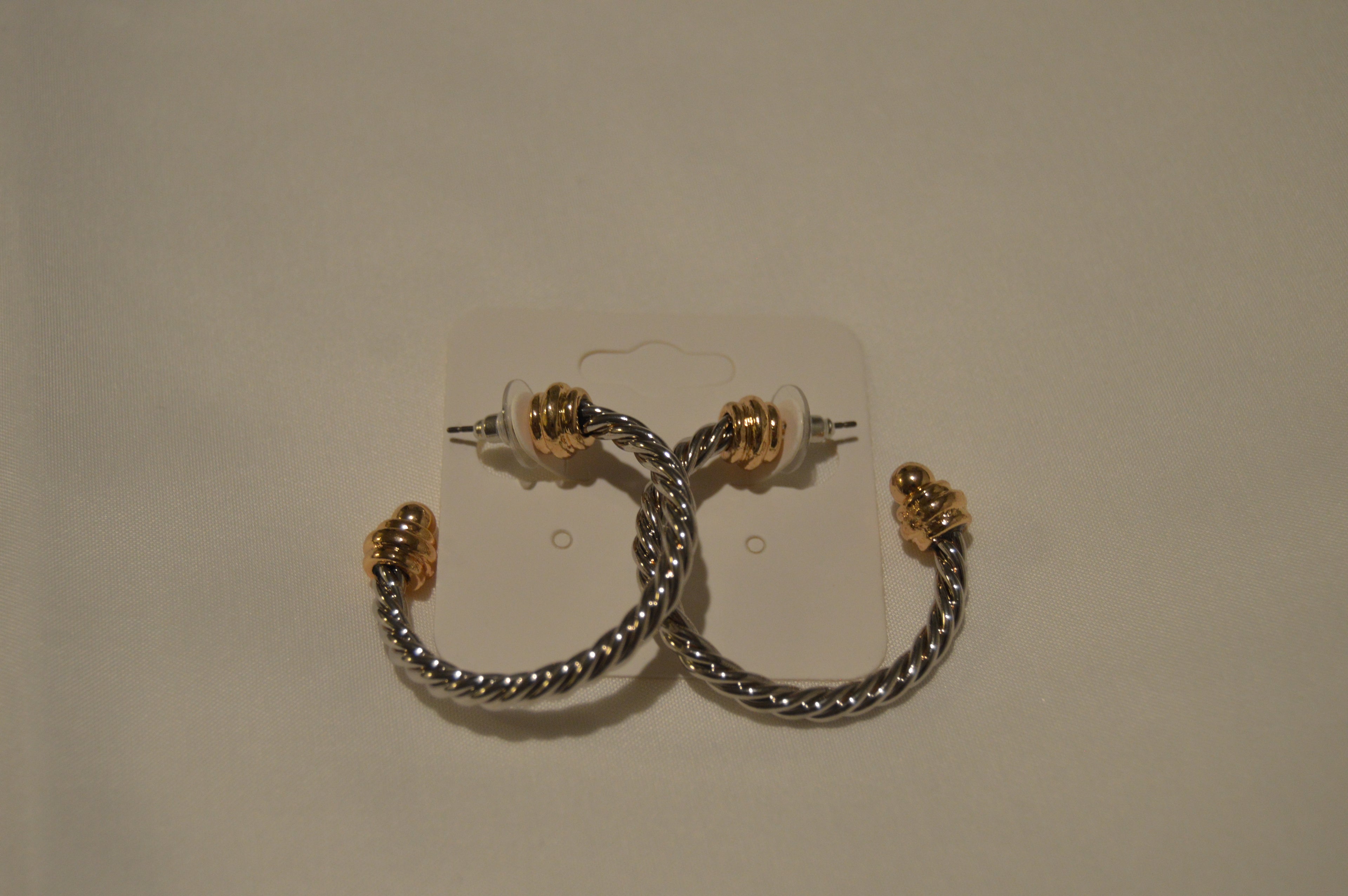 Golden Knot Hoops
