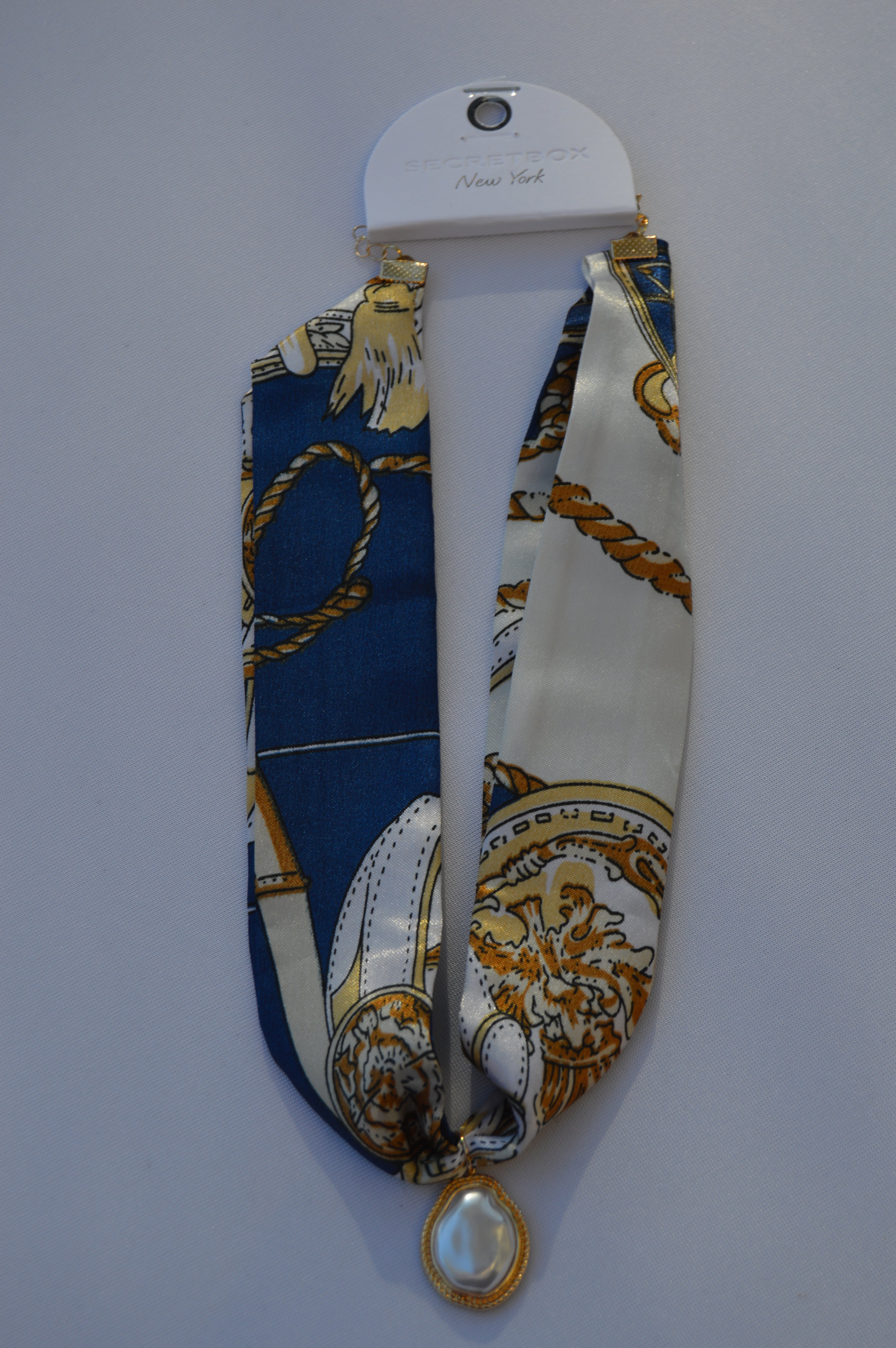 Harbor Pearl Scarf Necklace