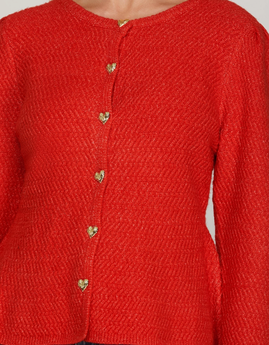 The Sweetheart Button Cardigan