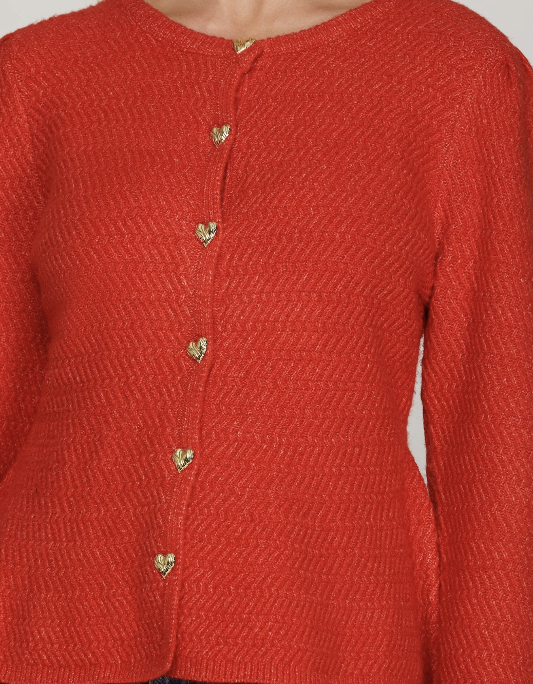 The Sweetheart Button Cardigan