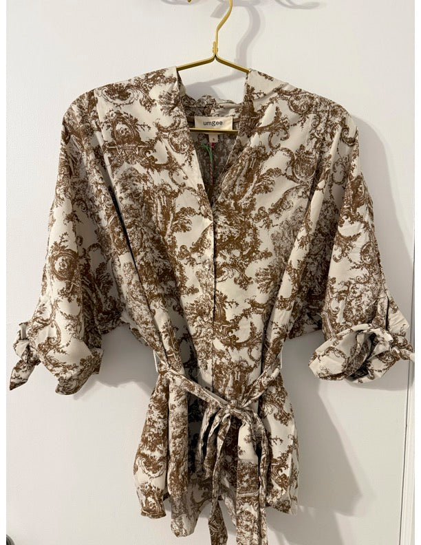 The Windsor Wrap Top